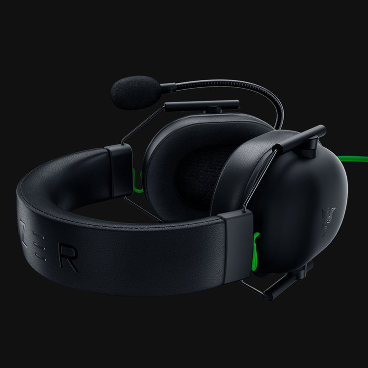 هدست گیمینگ بلوتوثی ریزر مدل BlackShark V2 X با نویز کنسلینگ بدنه، نویز کنسلینگ میکروفون (ENC)، اتصال از طریق جک 3.5 میلیمتری، دارای صدای فراگیر 7.1 کاناله، دارای تکنولوژی صدای 360 درجه