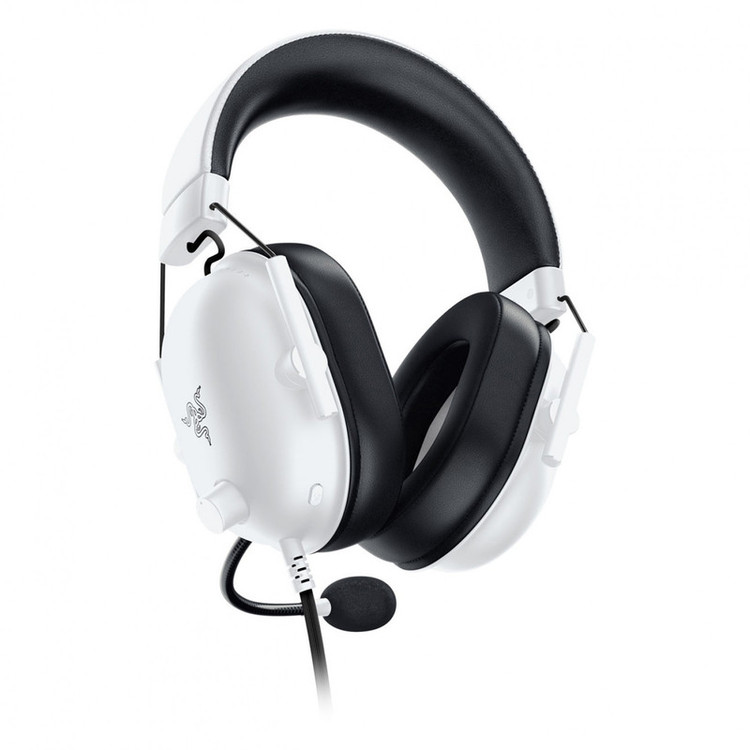هدست گیمینگ بلوتوثی ریزر مدل BlackShark V2 X با نویز کنسلینگ بدنه، نویز کنسلینگ میکروفون (ENC)، اتصال از طریق جک 3.5 میلیمتری، دارای صدای فراگیر 7.1 کاناله، دارای تکنولوژی صدای 360 درجه