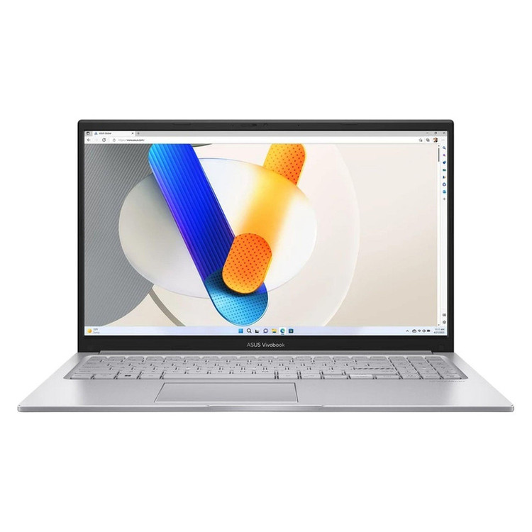 لپتاپ ایسوس مدل Vivobook X1504VA-NJ816 با پردازنده Core i3-1315U، رم DDR4 4GB با فرکانس 3200MHz، حافظه SSD با ظرفیت 512GB، نمایشگر 15.6 اینچ IPS با وضوح Full HD