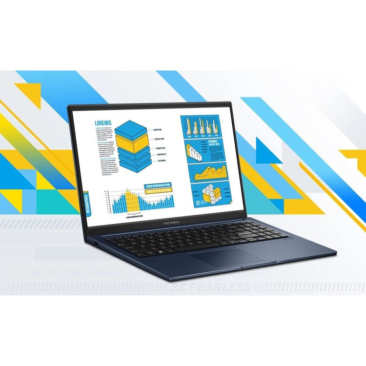 لپ تاپ 15.6 اینچی ایسوس مدل Vivobook 15 F1504VA-NJ3631-i3 1315U-8GB DDR4 3200MHz-512GB SSD-TN-Backlit-Fingerprint