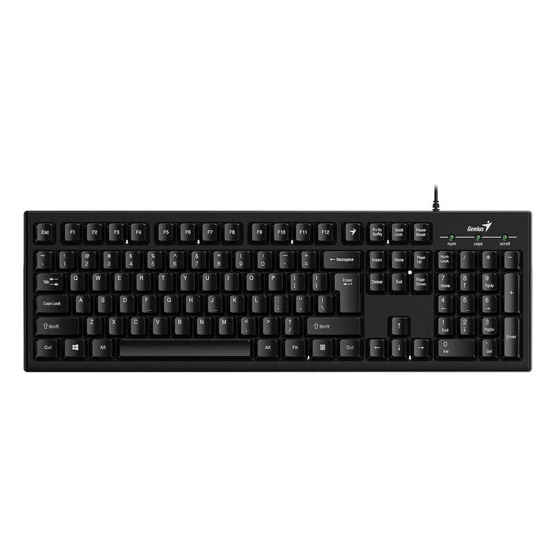 کیبورد جنیوس مدل Smart KB-100، سوییچ ممبران، Full-Size