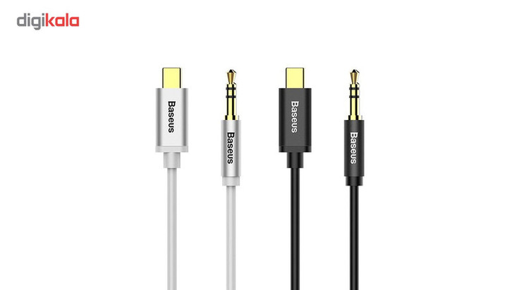 کابل انتقال صدا USB-C به جک 3.5 میلی متری باسئوس مدل M01 به طول 1.2 متر