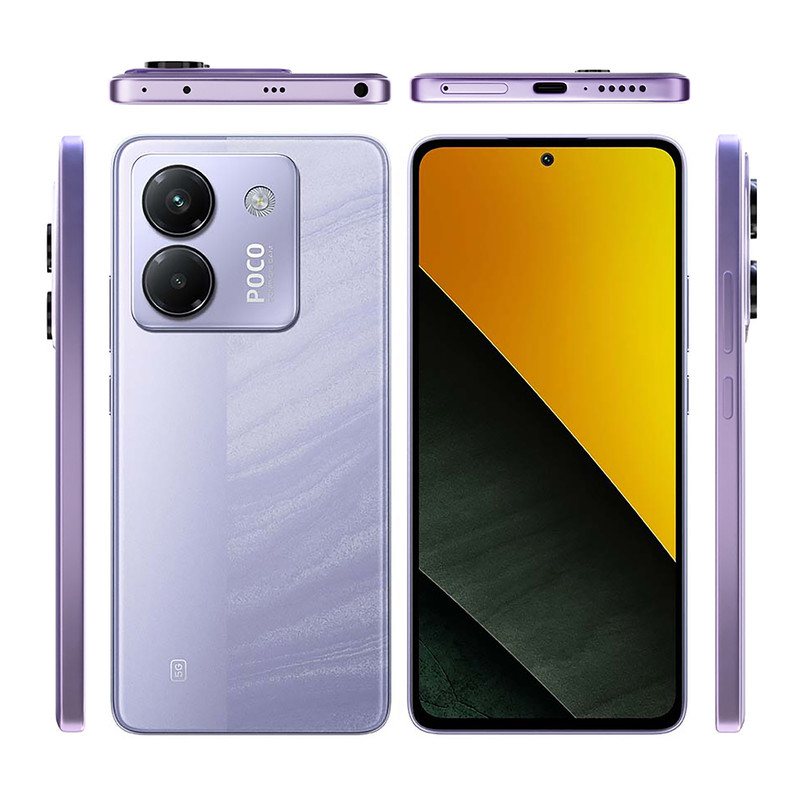 گوشی موبایل شیائومی مدل Poco M7 Pro 5G دو سیم کارت ظرفیت 512 گیگابایت و رم 12 گیگابایت