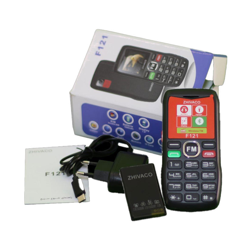 گوشی موبایل ژیواکو مدل F121 دو سیم کارت