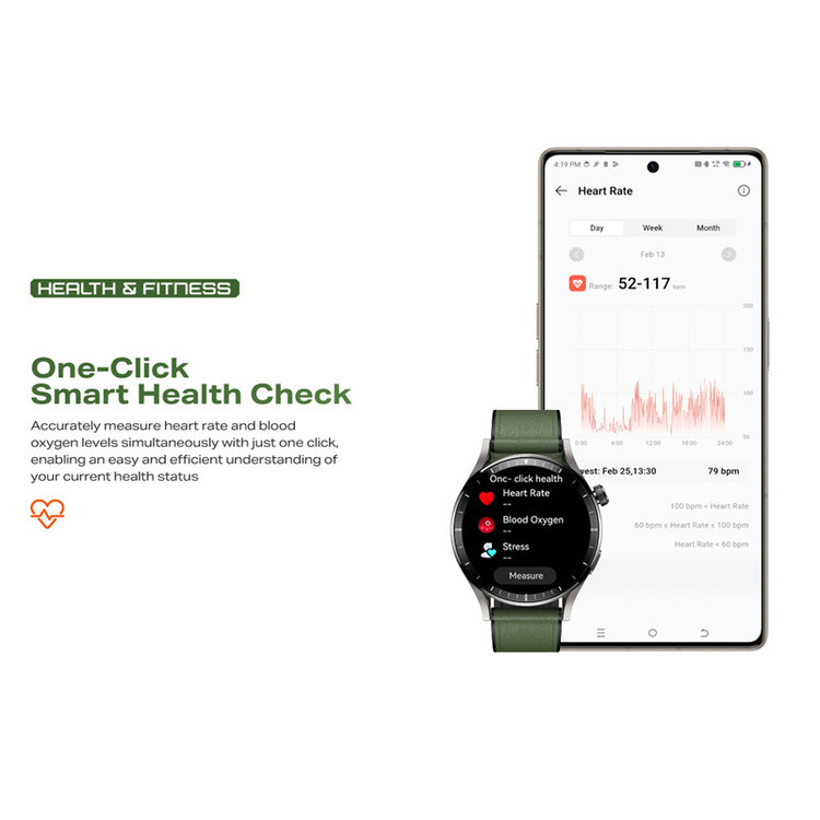 ساعت هوشمند 47 میلیمتری اینفینیکس مدل XWATCH N4 PRO با بند پلاستیکی