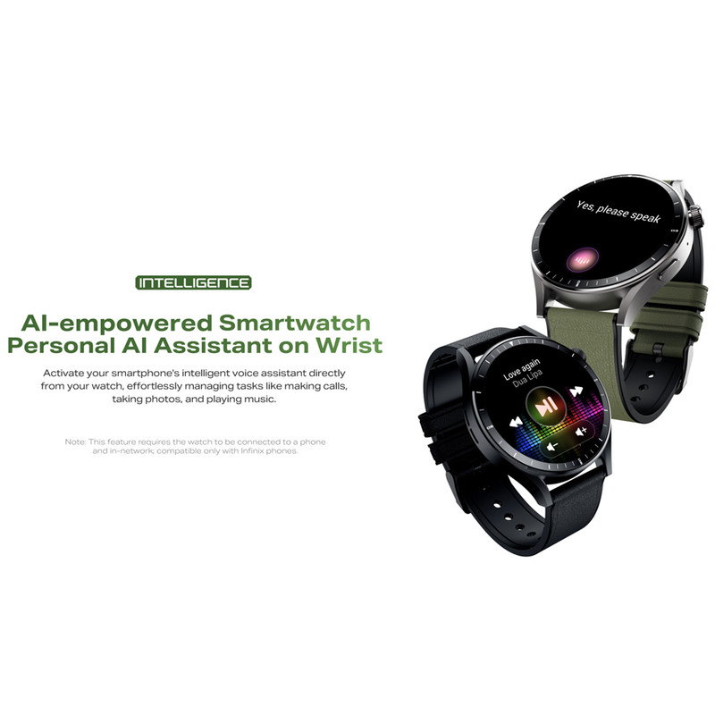 ساعت هوشمند 47 میلیمتری اینفینیکس مدل XWATCH N4 PRO با بند پلاستیکی