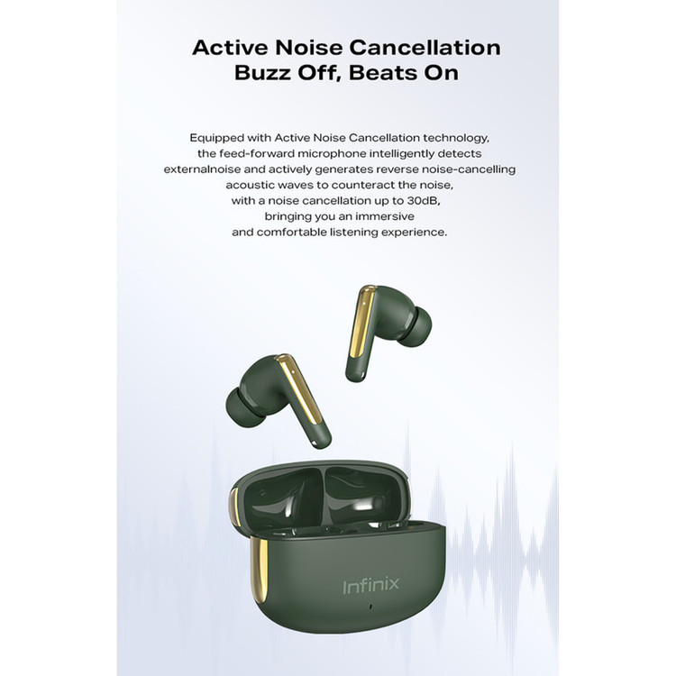هدفون بلوتوثی اینفینیکس مدل XBuds NC