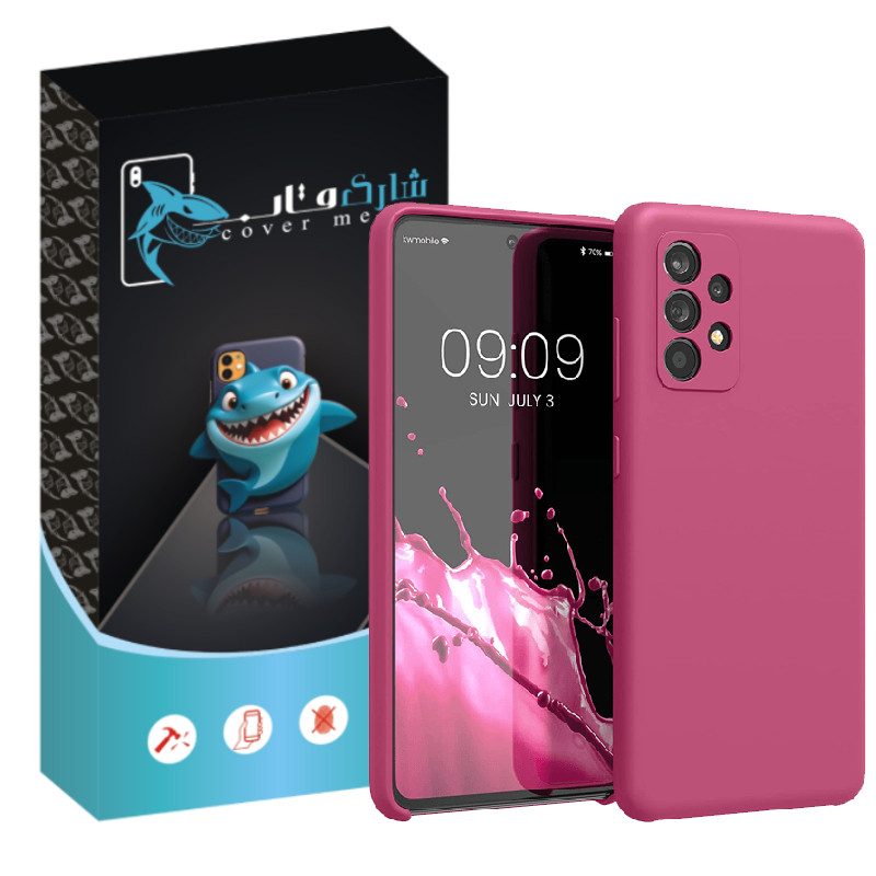 کاور شارک قاب مدل سیلیکونی مناسب برای گوشی موبایل سامسونگ Galaxy A53