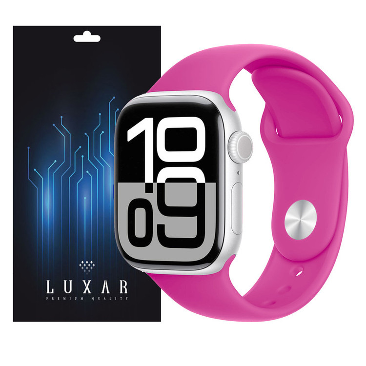 بند لوکسار مدل Silicon Band 4 -500 مناسب برای اپل واچ 42/44/45/49 میلیمتری سری 1 تا 8 /SE/Ultra