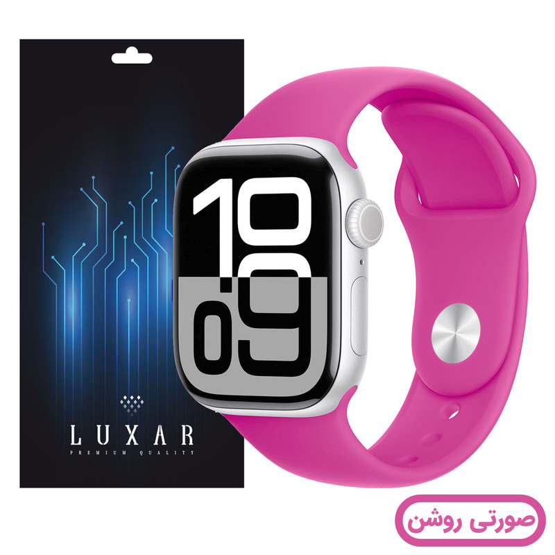 بند لوکسار مدل Silicon Band 4 -500 مناسب برای اپل واچ 42/44/45/49 میلیمتری سری 1 تا 8 /SE/Ultra