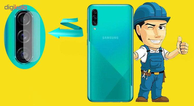 محافظ لنز دوربین مدل LTP مناسب برای گوشی موبایل سامسونگ Galaxy A30s