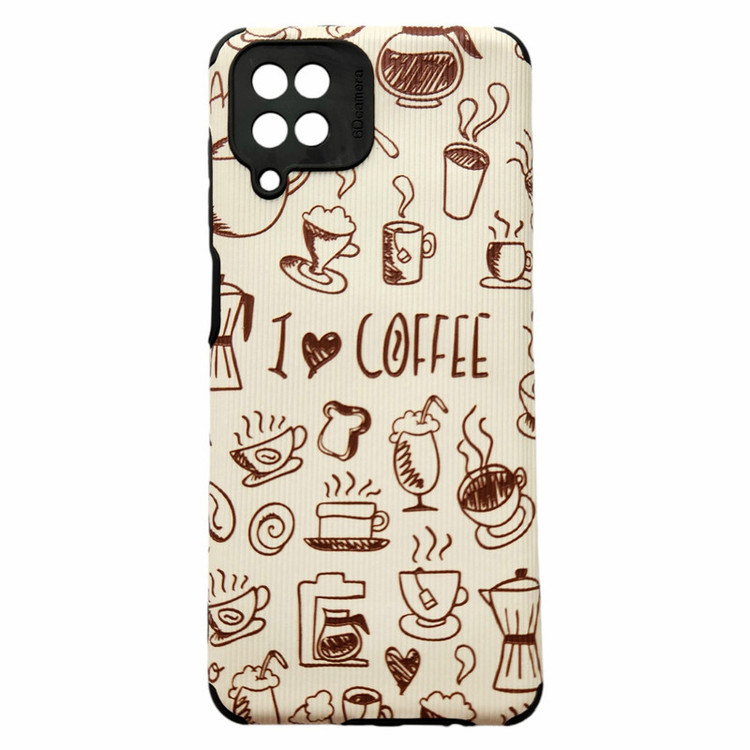 کاور مدل کبریتی طرح Coffee مناسب برای گوشی موبایل سامسونگ Galaxy A12 / M12 / F12
