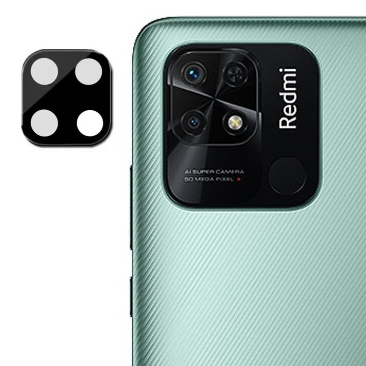 محافظ لنز دوربین شیشه ای ایرگلوری مدل سه بعدی 3 مناسب برای گوشی موبایل شیائومی Redmi 10C