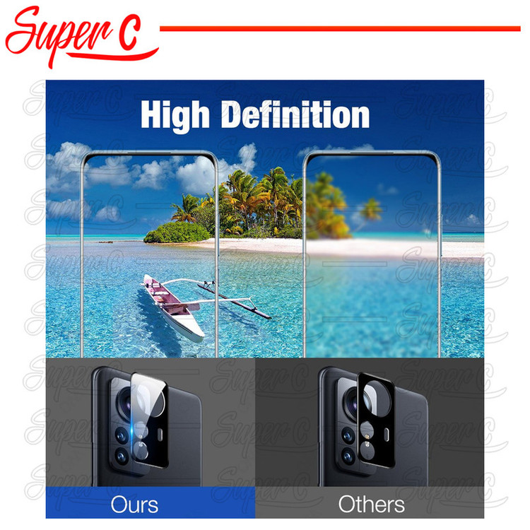 محافظ لنز دوربین سوپرسی مدل 3D-SC مناسب برای گوشی موبایل شیائومی 12Pro