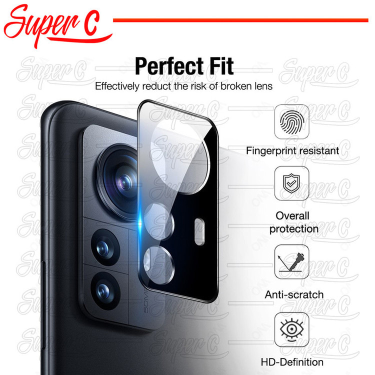 محافظ لنز دوربین سوپرسی مدل 3D-SC مناسب برای گوشی موبایل شیائومی 12Pro