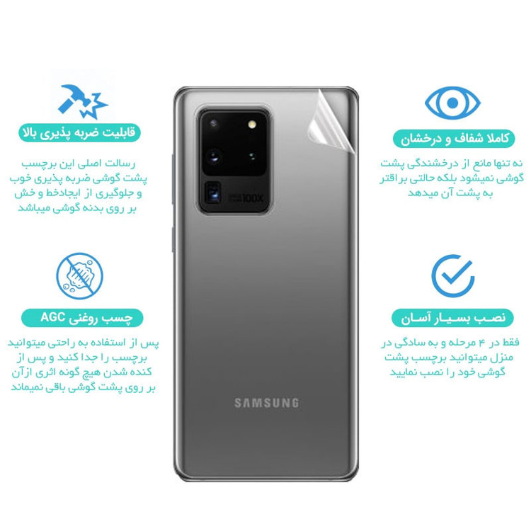 محافظ پشت گوشی ترو مدل A02s مناسب برای گوشی موبایل سامسونگ Galaxy A02s به همراه محافظ لنز دوربین