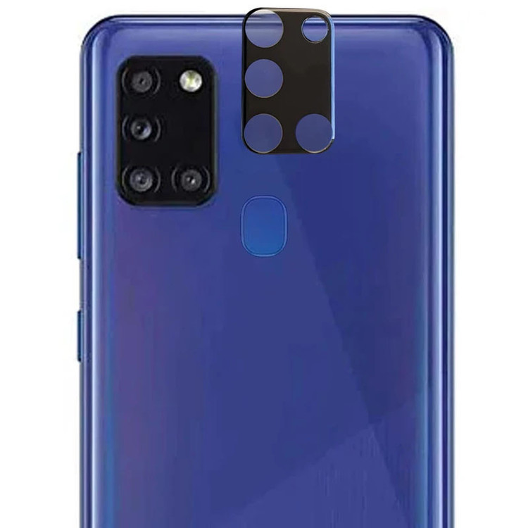 محافظ لنز دوربین شیشه ای ایرگلوری مدل سه بعدی 4 مناسب برای گوشی موبایل سامسونگ Galaxy A21S