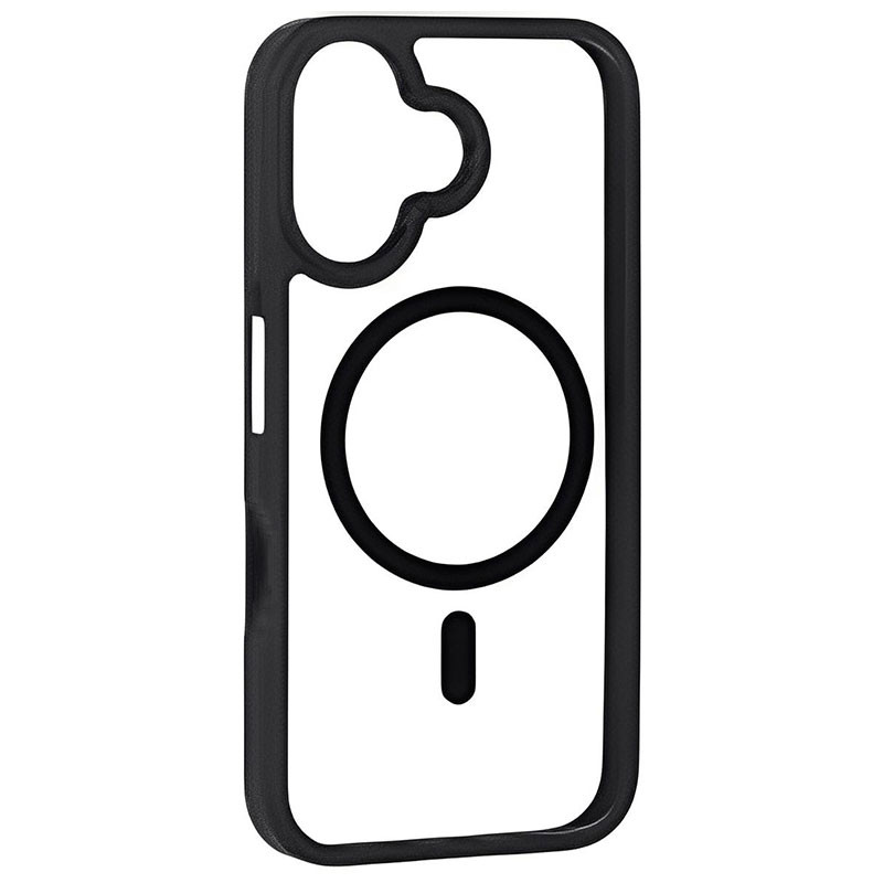 کاور مسیر مدل Clear Magnetic Black safe مناسب برای گوشی موبایل سامسونگ Galaxy A07
