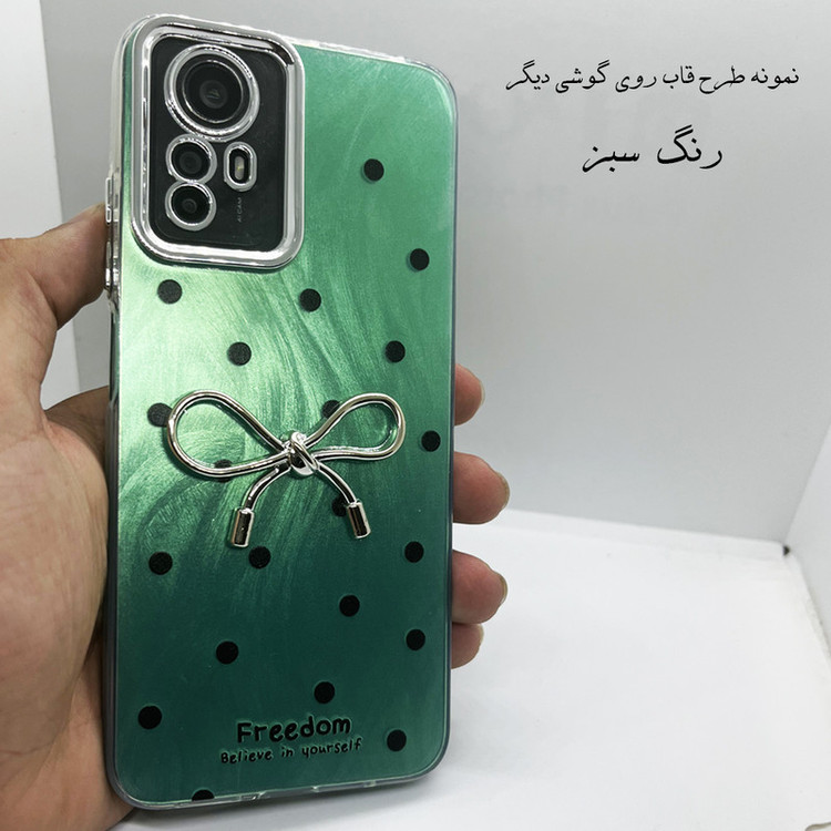 کاور قاب ناب مدل فانتزی دخترانه طرح خال خالی مناسب برای گوشی موبایل سامسونگ Galaxy A16 / A16 5G