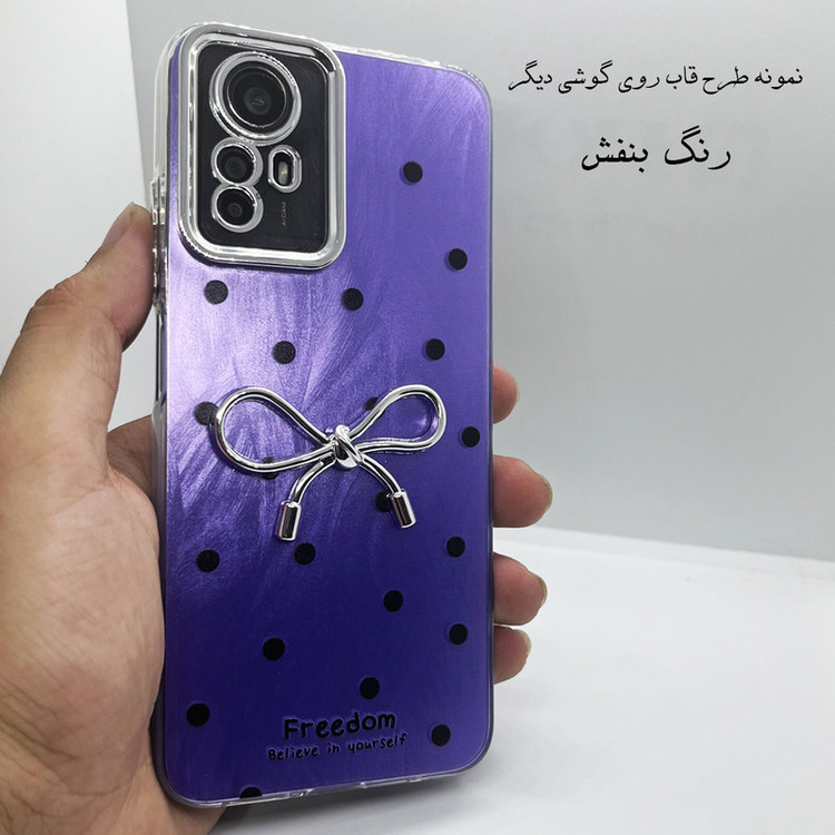 کاور قاب ناب مدل فانتزی دخترانه طرح خال خالی مناسب برای گوشی موبایل سامسونگ Galaxy A16 / A16 5G
