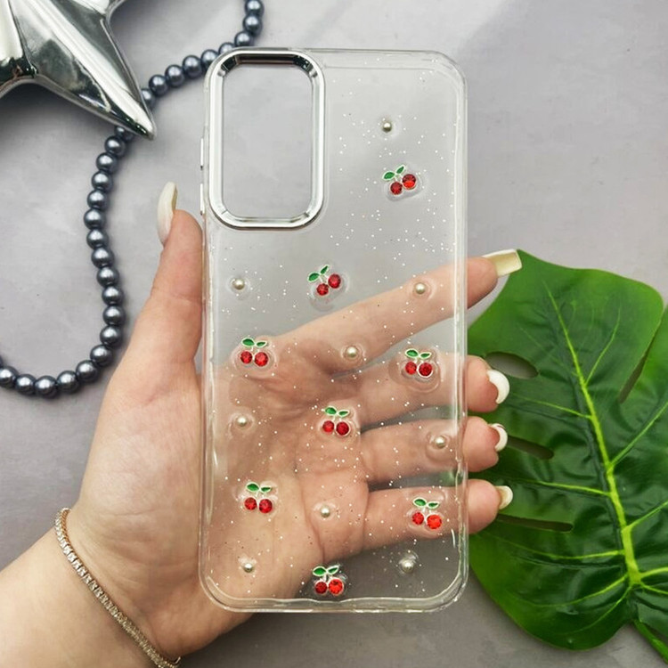 کاور قاب گارد مدل رزین طرح آلبالو مناسب برای گوشی موبایل اپل IPhone 15 Pro Max