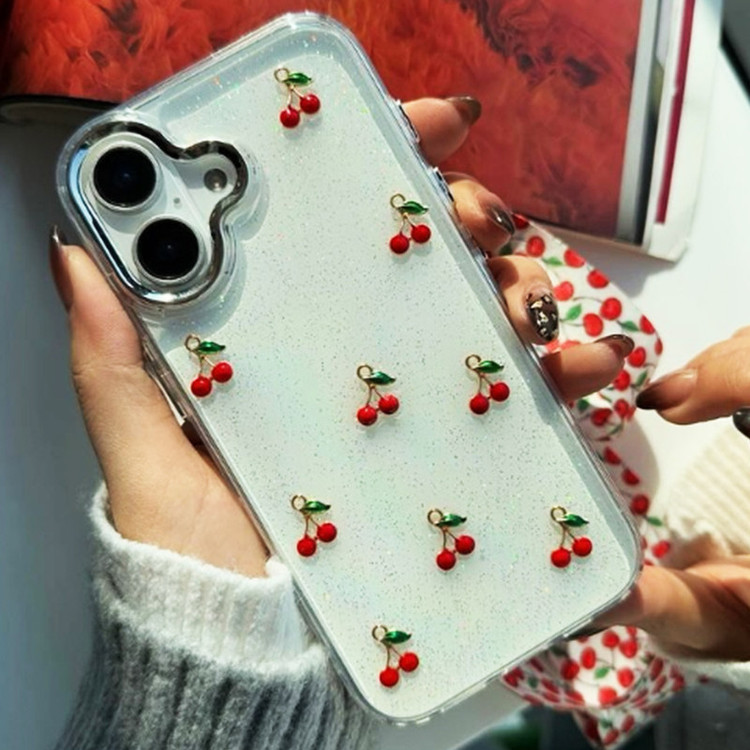 کاور قاب گارد مدل رزین طرح آلبالو مناسب برای گوشی موبایل اپل IPhone XS Max
