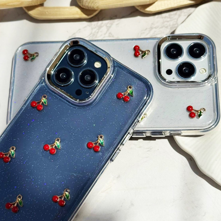 کاور قاب گارد مدل رزین طرح آلبالو مناسب برای گوشی موبایل اپل IPhone XS Max