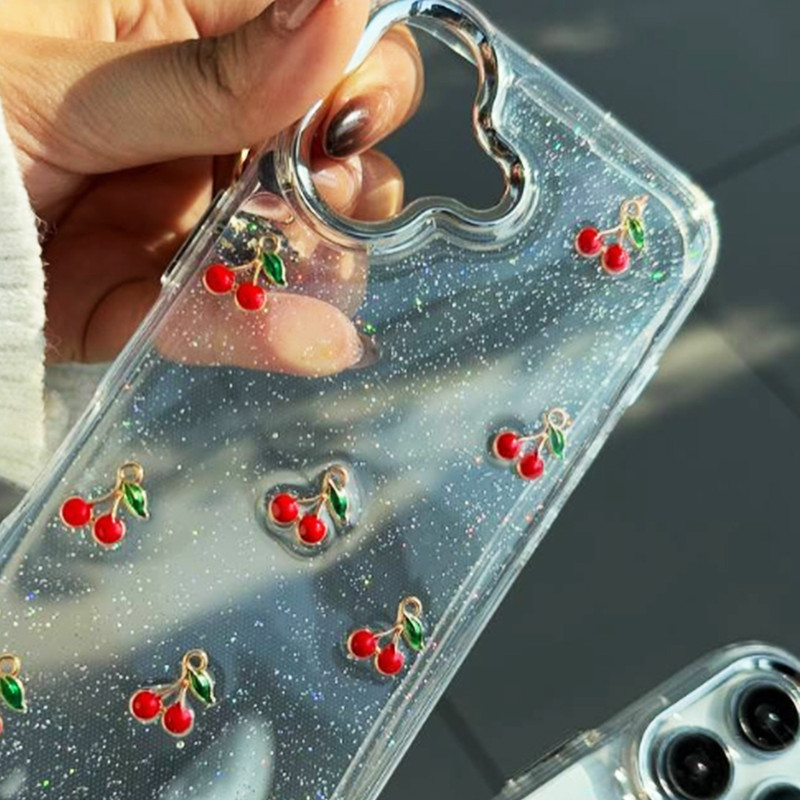 کاور قاب گارد مدل رزین طرح آلبالو مناسب برای گوشی موبایل اپل IPhone XS Max