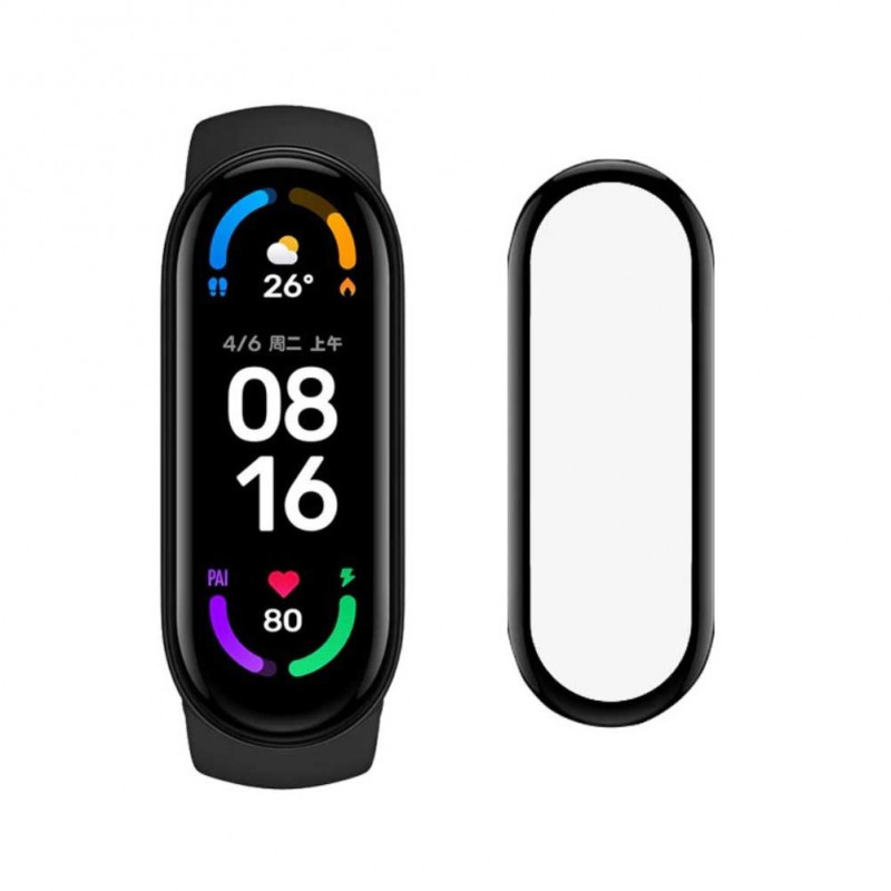 محافظ صفحه نمایش مدل SFP-PMMA مناسب برای ساعت هوشمند شیائومی Mi Band 6