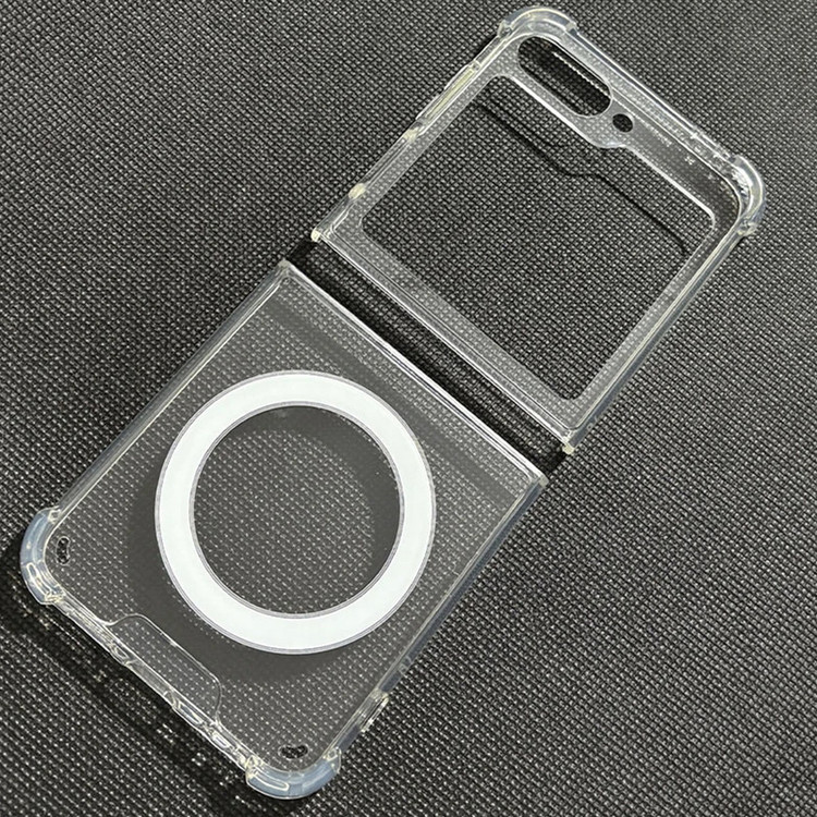 کاور قاب ناب مدل Clear Magsafe Magnetic مناسب برای گوشی موبایل سامسونگ Galaxy Z Flip 6