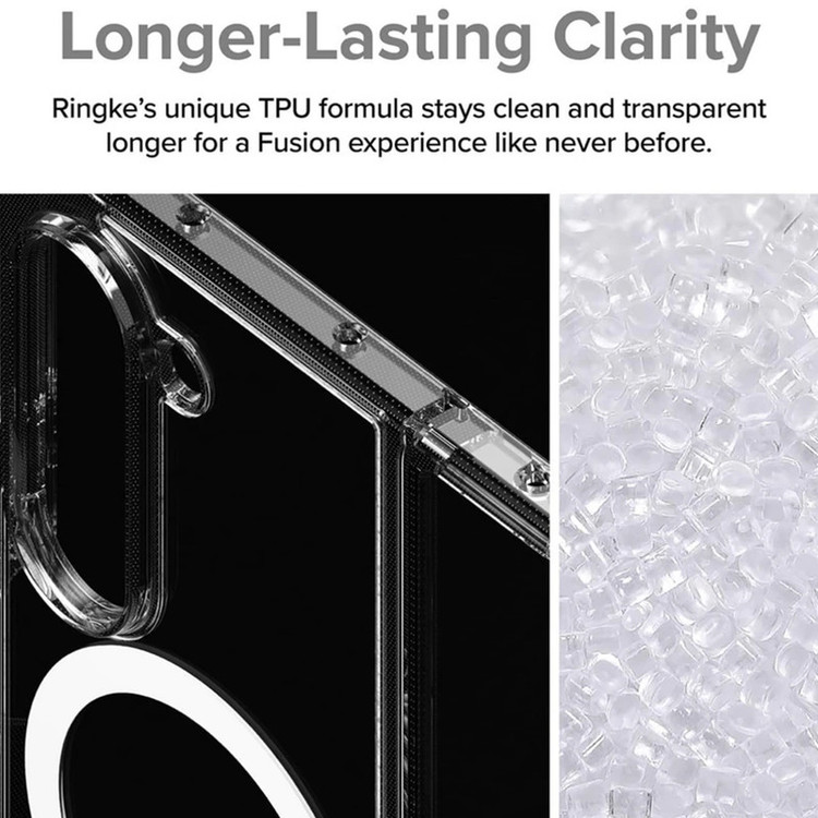 کاور قاب ناب مدل Clear Magsafe Magnetic مناسب برای گوشی موبایل سامسونگ Galaxy Z Flip 3