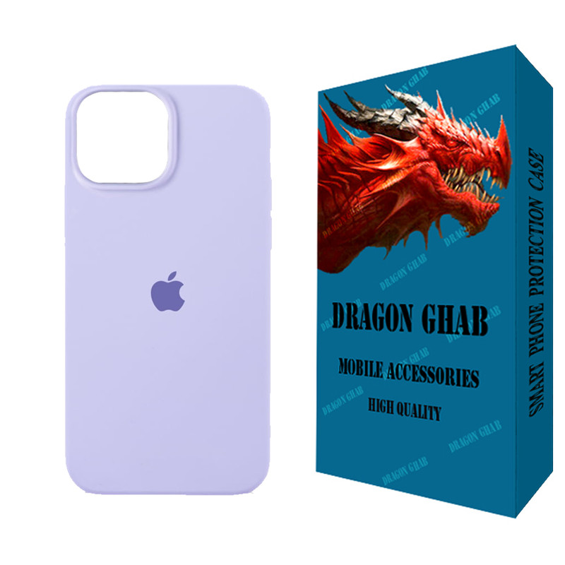 کاور دراگون قاب مدل سیلیکونی طرح SLB مناسب برای گوشی موبایل اپل iPhone 14