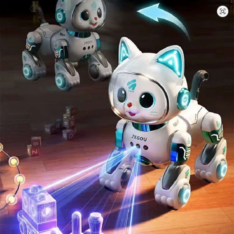ربات کنترلی مدل Cat Toy با قابلیت راه رفتن، چرخیدن و تولید صدا