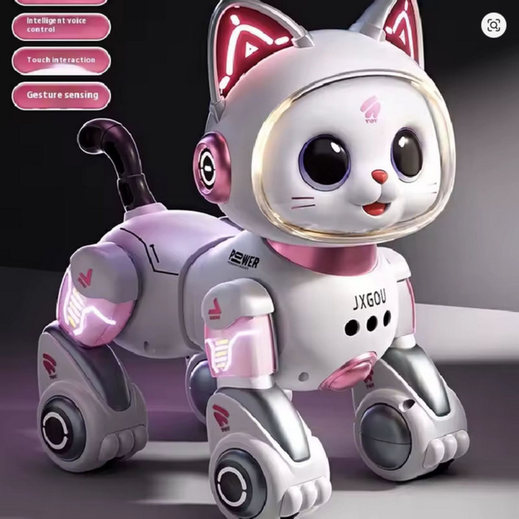 ربات کنترلی مدل Cat Toy با قابلیت راه رفتن، چرخیدن و تولید صدا