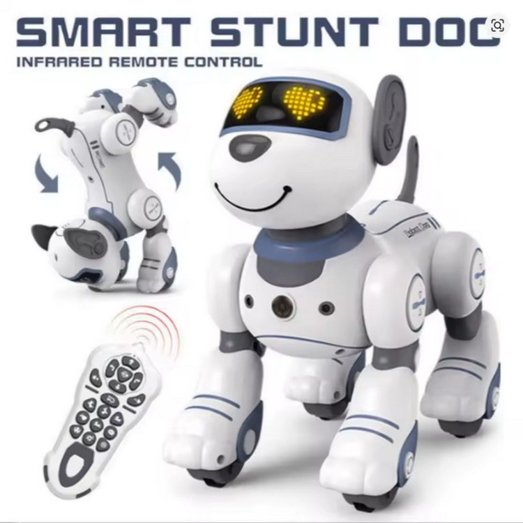 ربات کنترلی مدل Dog toy با قابلیت راه رفتن، چرخیدن و تولید صدا