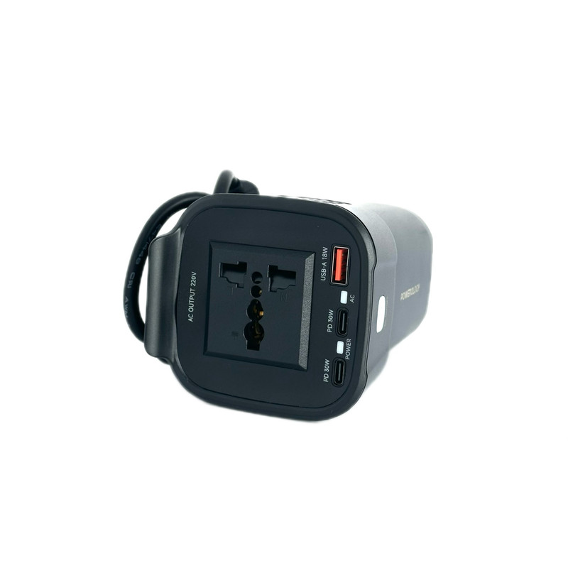 مبدل برق خودرو پاورولوجی مدل POWER INVERTER 150W P150INVBK
