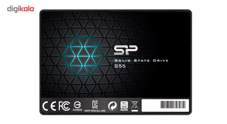 اس اس دی اینترنال SATA3.0 سیلیکون پاور مدل Slim S55 ظرفیت 960 گیگابایت