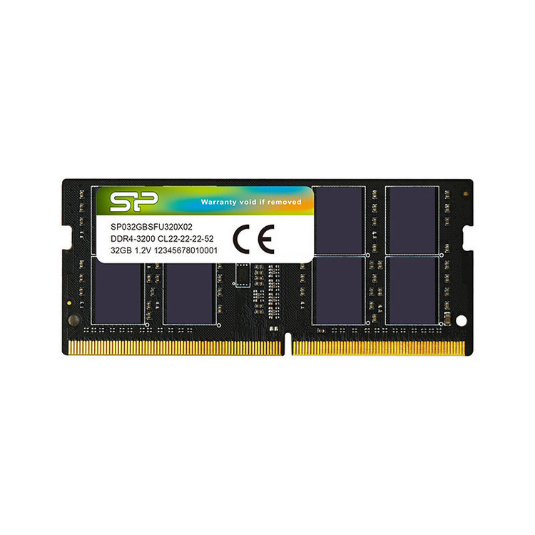 رم لپتاپ DDR4 تک کاناله 3200 مگاهرتز CL22 سیلیکون پاور مدل SP ظرفیت 32 گیگابایت