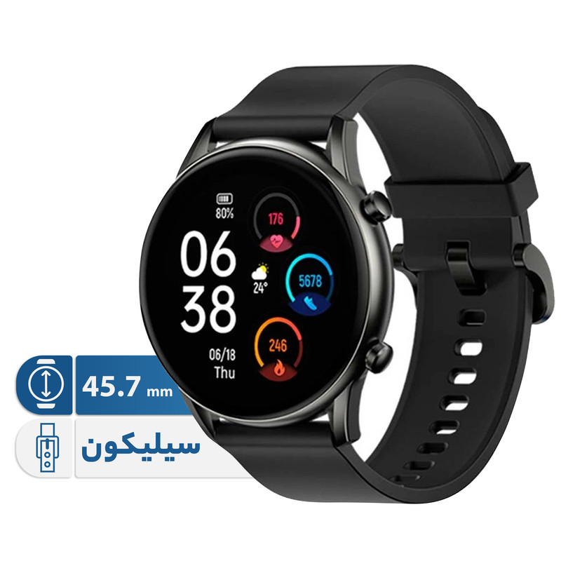 ساعت هوشمند 45.7 میلی متری هایلو مدل RT2 با بند سیلیکونی