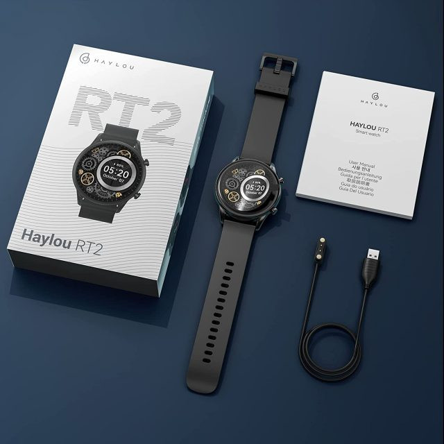 ساعت هوشمند 45.7 میلی متری هایلو مدل RT2 با بند سیلیکونی
