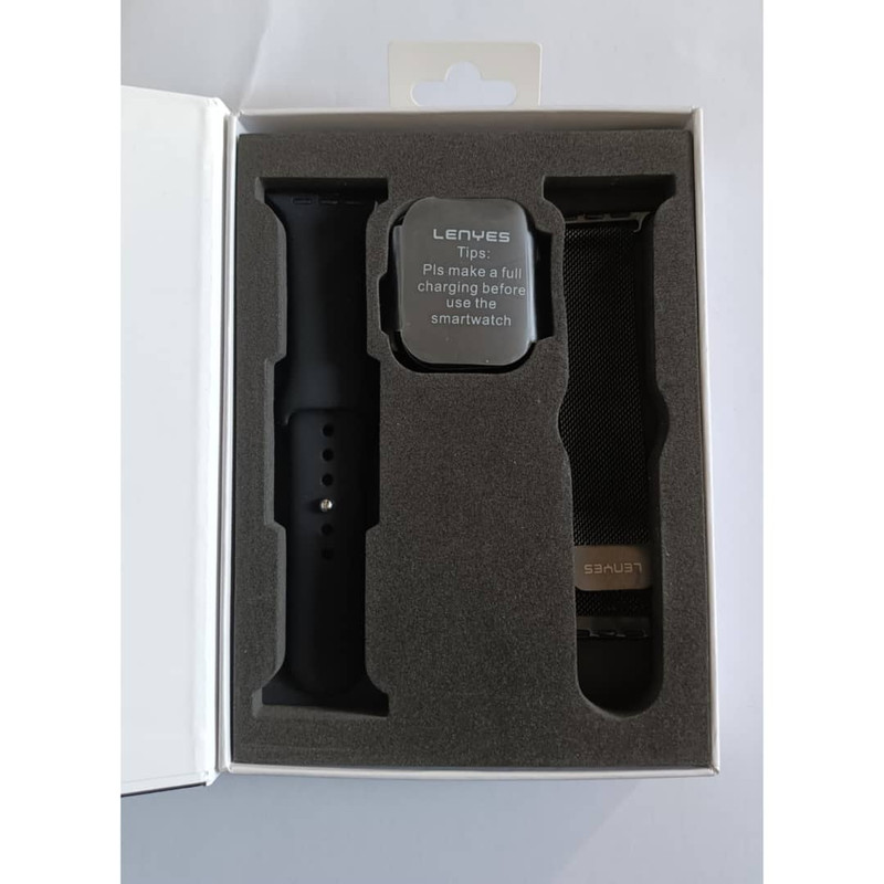 ساعت هوشمند 2.2 اینچی لنیز مدل LW-222Pro3 با بند سیلیکونی