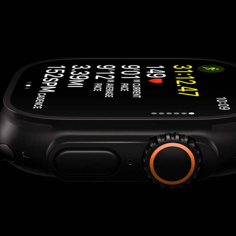 ساعت هوشمند 49 میلی متری اپل مدل Ultra 3 Black Titanium Case با بند Titanium Milanese