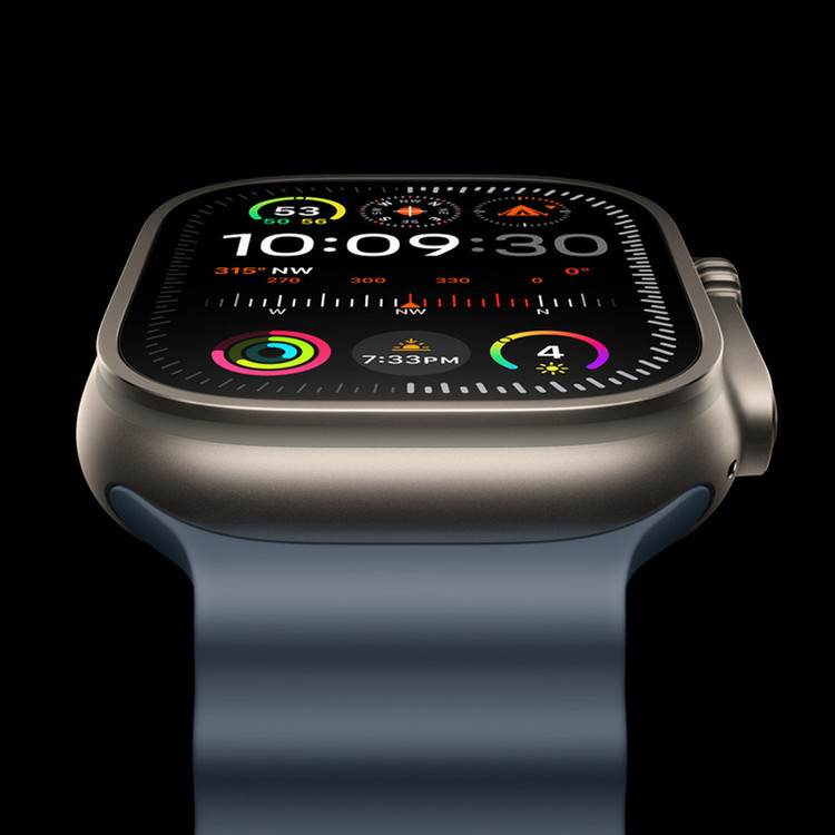 ساعت هوشمند 49 میلی متری اپل مدل Ultra 3 Black Titanium Case با بند Titanium Milanese