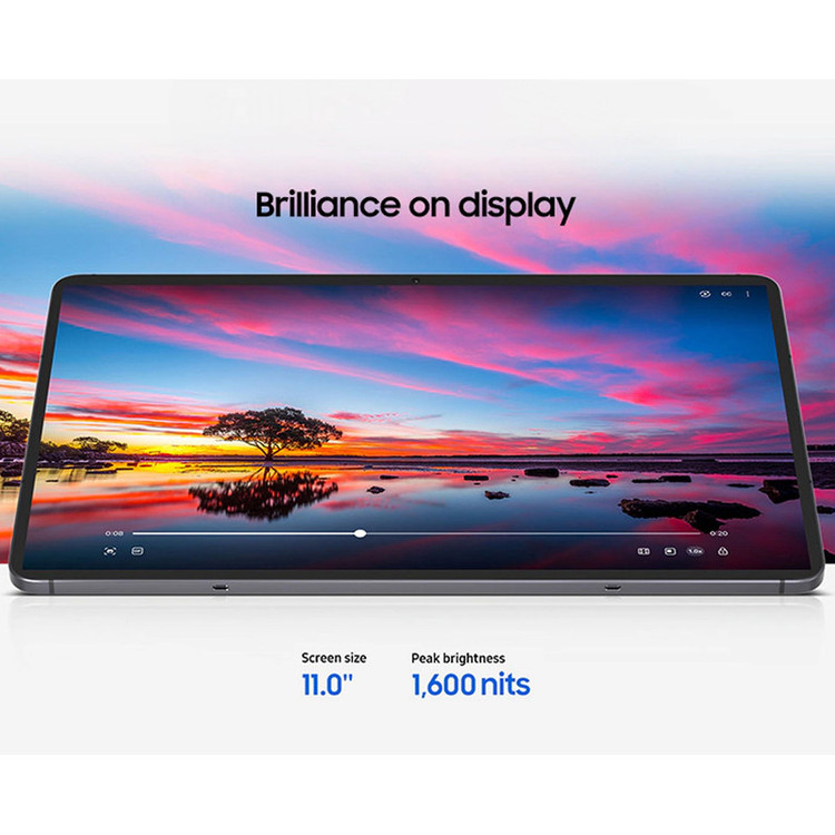 تبلت ۱۱ اینچ سامسونگ مدل Galaxy Tab S11 ظرفیت 256 گیگابایت و رم 12 گیگابایت، قابلیت پشتیبانی از سیم کارت، رزولوشن دوربین ۱۳ مگاپیکسل، پشتیبانی از قلم و کیبورد