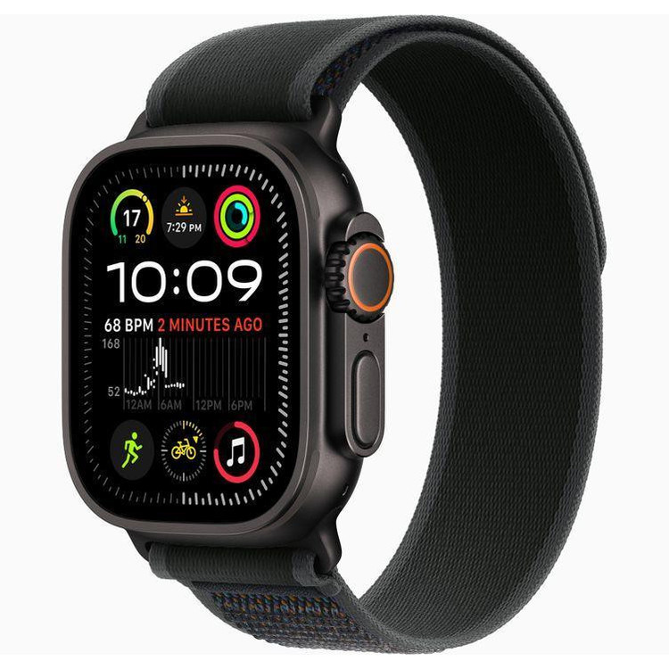 ساعت هوشمند اپل مدل Ultra 2 Black Titanium Case Alpine Loop 49mm