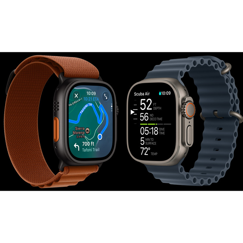 ساعت هوشمند 49 میلی متری اپل مدل Ultra 3 Natural Titanium Case با بند Alpine Loop