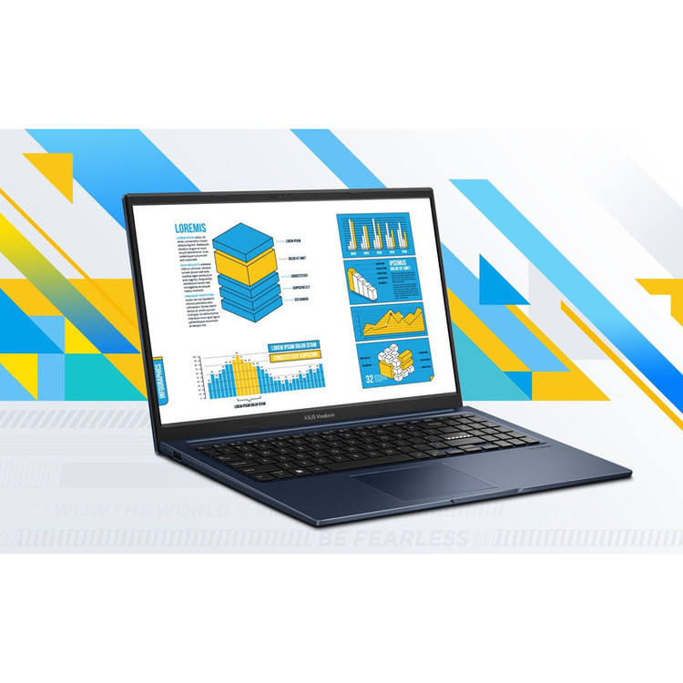 لپ تاپ 15.6 اینچی ایسوس مدل Vivobook X1504VA-BQ143-i3 1315U-8GB DDR4-512GB SSD