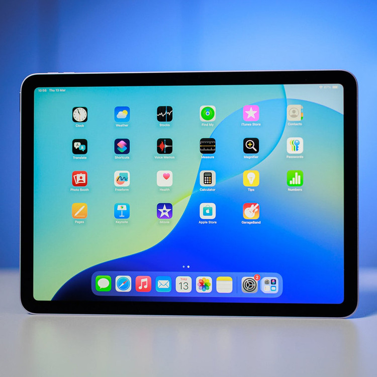تبلت 13 اینچ اپل مدل iPad Air 2026 M4 Wi-Fi ظرفیت 512 گیگابایت و رم 12 گیگابایت، رزولوشن دوربین اصلی ۱۲ مگاپیکسل، پشتیبانی از قلم و کیبورد